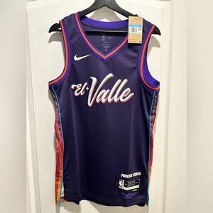 Nike DRI-Fit NBA Phoenix Suns "El Valle" City Edition Swingman Jersey, Sz Medium